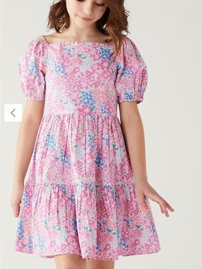 Marks & Spencer Pure Cotton Floral Tiered Dress – Girls Size 14-15 - NWT